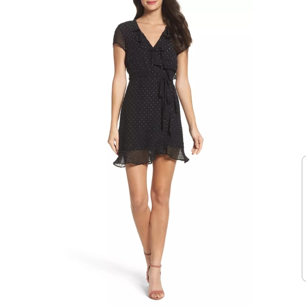 NWOT Faux Wrap Minidress